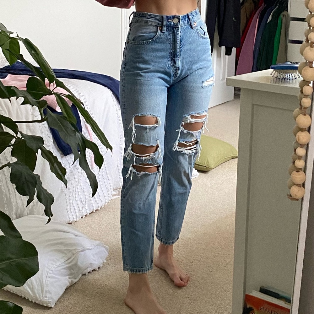 Zara mom jeans
